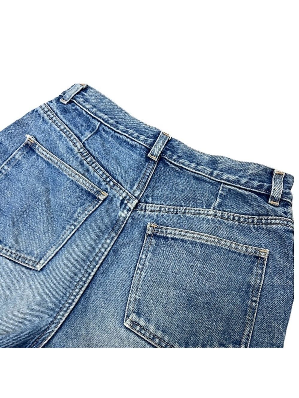 Vintage 100% cotton cut off high rise jeans shorts - Picture 4 of 13